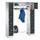 personeelsgarderobe draaigr. 1950x1500x500mm 2x5 vakken 300mm RAL7016
