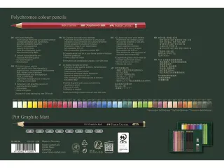Tekenset Faber-Castell Polychromos en Pitt Grafiet Mat 50-delig - 4