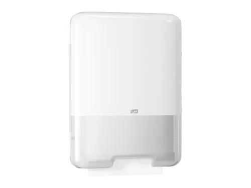 Tork 553000 H3 C-vouw en Z-vouw Handdoek Dispenser Elevation Wit