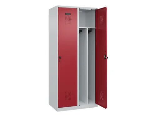 locker voor scheiding van kleding,HxBxD 1850x800x500mm,2vak