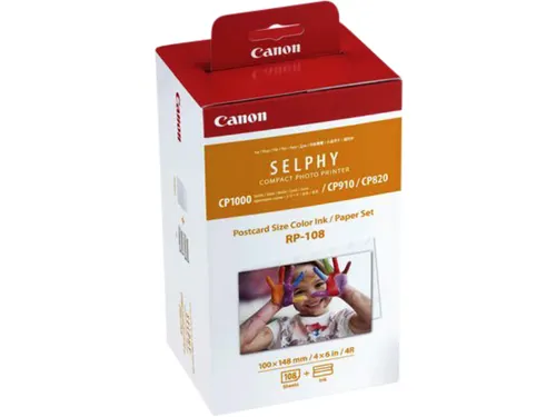 Fotopapier Canon RP-108 10x15cm + inktcartridge 108vel