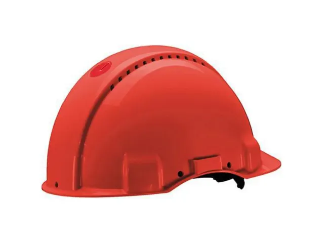3M Peltor G3000D veiligheidshelm, ABS, rood, per stuk, geventileerd