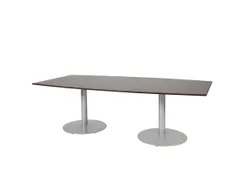 Linesto Vergadertafel Vaste Hoogte 240x120 Ton Logan Eiken 25mm Alu