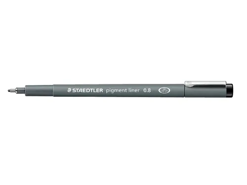 Fineliner Staedtler Pigment 308 zwart 0.7mm