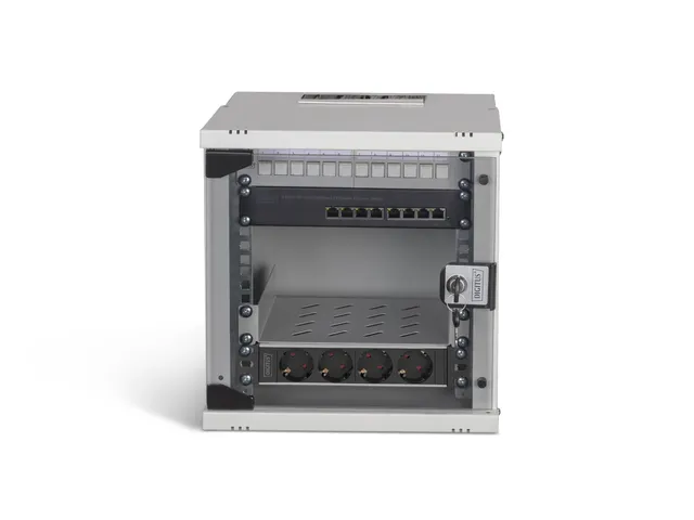 Digitus DN-49100-SET rack 6U Wandrek Serverkast Grijs
