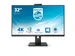 Philips P-Line 31.5 Inch 4K UHD met USB-C-dock Monitor - Zwart