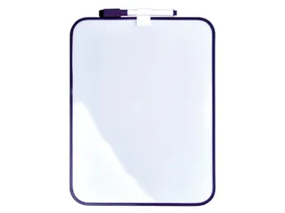 Whiteboard Desq 21.5x28cm + marker paars profiel - 1
