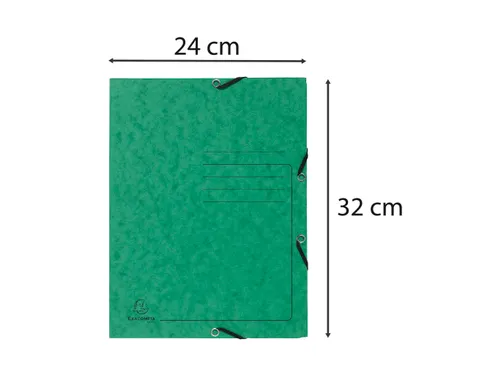 Elastomap3 klep. ged ruckt 355g groen
