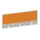baliepaneel v. bureau aanbouw achter MP-lichtgrijs BN3005-geel 1200mm