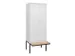 locker voor scheiding van kleding,HxBxD 2120x800x815mm,2vak