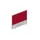 baliepaneel,v. bureau,aanbouw links,B 600mm,MP-lichtgrijs,BN4011-rood