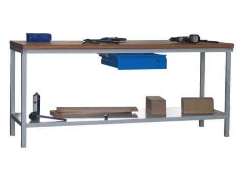 Werkbank 900x2000x700mm 1lade Frame/behuizing Ral6011 Front Ral9010