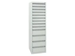 ladekast,HxBxD 1800x500x500mm,13lade(n),centr. vergrendeling