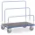 Platenwagen 4465-1 - Zonder Beugels 1200kg 1600x800mm Massief Rubber