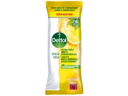 Reinigingsdoekjes Dettol antibacterieel Citrus 110 stuks