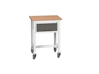 werkbank,verrijdbaar,HxBxD 930x700x600mm,multiplexblad - 1