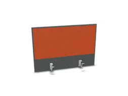opzetpaneel bureau aanbouw achter MS-donkergrijs BN3012-oranje 800mm