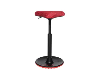 Zit-/stahulp Beweeglijk Zitmechanisme Triangelzitting Rood Stof - 1