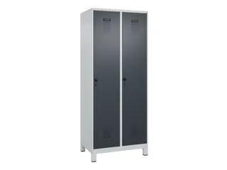 locker,HxBxD 1950x800x500mm,2vak,vak B 400mm,draaigrendel,voeten - 3