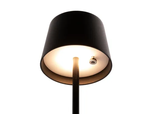 Securit Tafellamp Monte Carlo LED Zwart oplaadbaar dimbaar