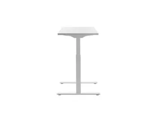 Elektrisch ihv bureau,HxBxD 700-1200x1200x600mm,blad wit,T-voet wit - 2