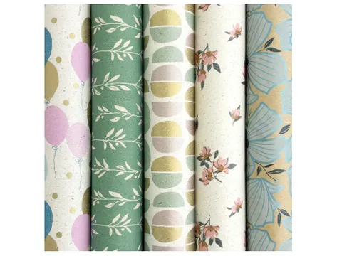 Papier cadeau Rotolux Rosie 200x70cm assorti