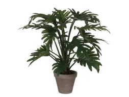Kunstplant Mica Philodendron selloum groen in pot 50x60cm