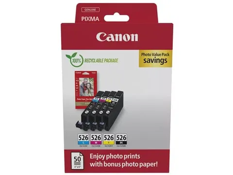 inktcartridge CLI-526 3 x 9 ml 4540B019 3 kleuren