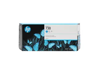 HP 738 676M6A inktcartridge Cyaan hoge capaciteit - 1