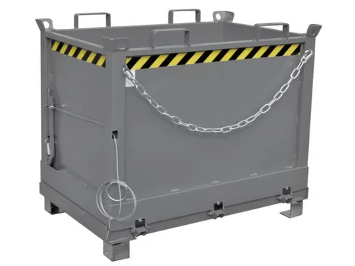 klapbodemcontainer,HxLxB 845x840x1245mm,0,5m³,hijsogen,vorksloffen