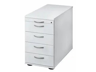 Ladenblok Wit 720-760x430x800mm 1pennenlade 4laden Beugelgreep - 1
