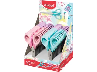 Schaar Maped Sensoft 13cm display á 24 pastel assorti - 2