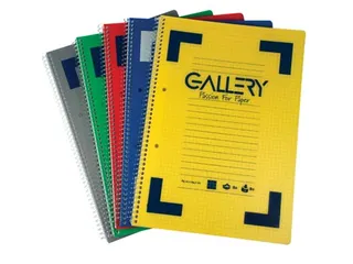 Spiraalschrift A5 Gelijnd Pp 80G Assorti 6 stuks - 1