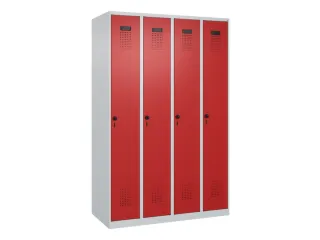 locker,HxBxD 1850x1200x500mm,4vak,vak B 300mm,draaigrendel - 3