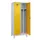 locker voor scheiding van kleding,HxBxD 1950x800x500mm,2vak
