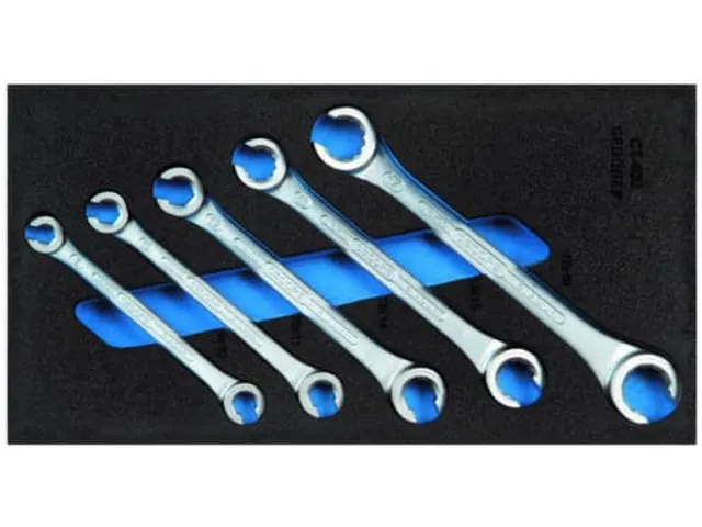 GEDORE 1500 CT1-400 Dubbele combinatiesleutelset,open