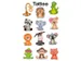 Tatouage Z-design Kids 1 feuille animaux