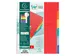 Tabbladen glanskarton 225g 6 tabs - A4 max