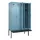 locker met bank,voor scheiding van kleding,HxBxD 2120x1200x815mm,4vak