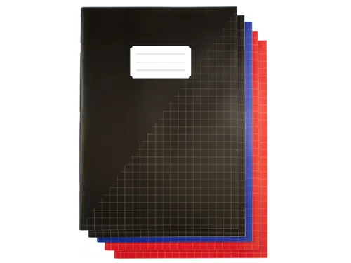 Schrift Kangaro A4 ruit 10mm 160 pagina's 60gr assorti pak à 5 stuks