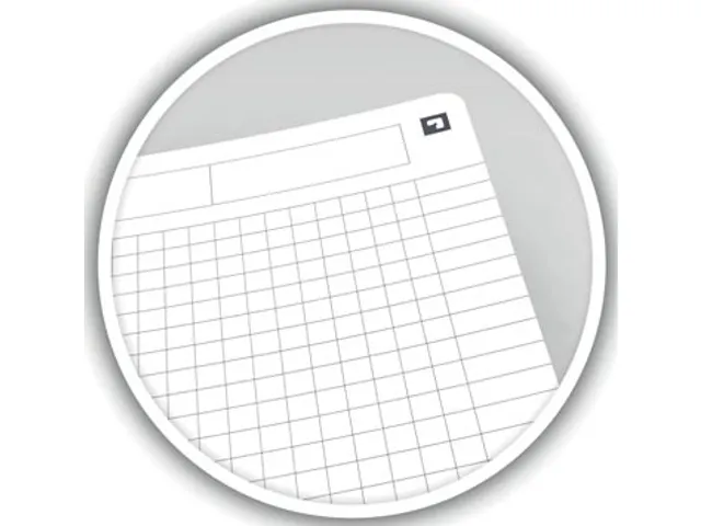 Oxford Schrift Smart Black & Original Blue A5 Ruit 5mm