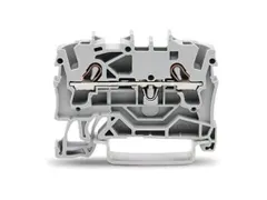 2-Draads Doorgangsklemmenblok 2,5Mm², Grijs