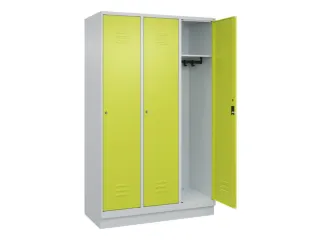 locker,HxBxD 1950x1200x500mm,3vak,vak B 400mm,cil.-slot,sokkel - 2