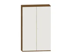 kantoorkast,HxBxD 1920x1200x430mm,decor romp noten,decor front wit