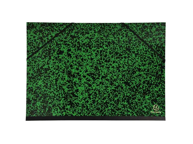 Tekenmap Annonay met elastieken 32x45cm - voor formaat A3-Groen