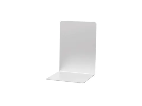 Boekensteun MAUL aluminium 16x15x21cm set 2 zilver