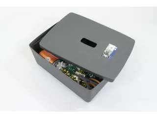 Deksel opbergbox Kangaro M PP antraciet geschikt voor 20/28 liter - 4