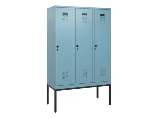 schoollocker,HxBxD 1950x1200x500mm,3vak,vak B 400mm,draaigrendel