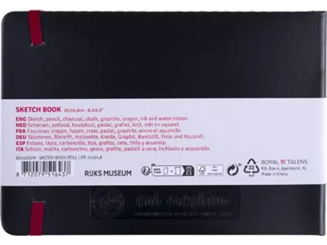 TAC schetsboek Stilleven 21x148cm
