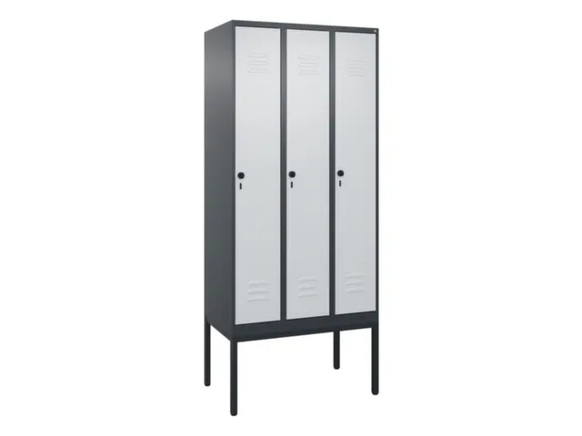 locker voor scheiding van kleding,HxBxD 2120x900x500mm,3vak